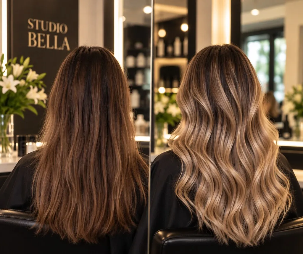 koloryzacja refleksy balayage v2 cz.3